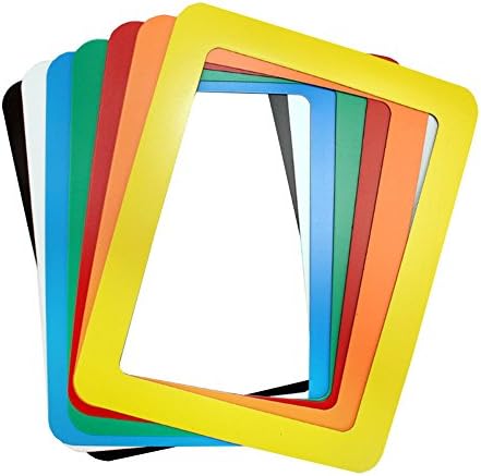 Set of 14 Colorful Magnetic Picture Frames 4 X 6 Inches Photo Magnets for Refrigerator Perfect for Family Photos and Memories (Single-layer)