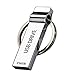 USB Thumb Drive 256gb, Newper Waterproof File Photo Backup Flash Drive Memory Stick with Keychain- Silver