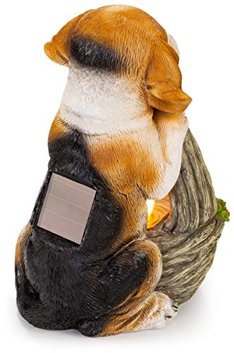 Puppy-Dog-with-Basket-Solar-Powered-LED-Outdoor-Decor-Garden-Light