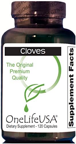 Original Premium Quality Pure Cloves. Product Verified by Dr. H. Clark. 500mg,120 Capsules. Non-GMO