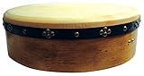 18" Tunable Aged Oak Bodhran - Handcrafted Irish