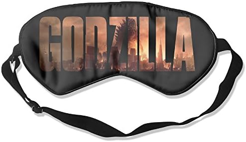 PiLnMMk Unisex Godzilla Pure Silk Eye Mask Sleep Eye Mask One Size