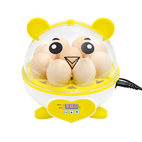 ConPush 9 Eier Mini Eierbrutkasten Brutmaschine Vollautomatisch Hühner Eier Brutgerät Brutapparat Eier Inkubator für…