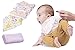 Baby Bandana Drool Bibs With Snaps for Drooling and Teething 4 Pack, Baby Shower Gift Set for Boys and Girls by MarCoste