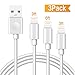 Marchpower iPhone 14 Charger Cord-3Pack 3ft 6ft 10ft MFi Certified Lightning Cable USB-A Fast Charging Cable Compatible with iPhone 13 12 11 Mini Pro Max SE X XS XR 8 7 6 Plus iPod iPad AirPods, White