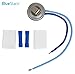 BlueStars 5303918202 Refrigerator Defrost Thermostat Replacement Part - Compatible with Frigidaire & Kenmore Refrigerators - Replaces 241619705 AP2150133 833603 PS469510