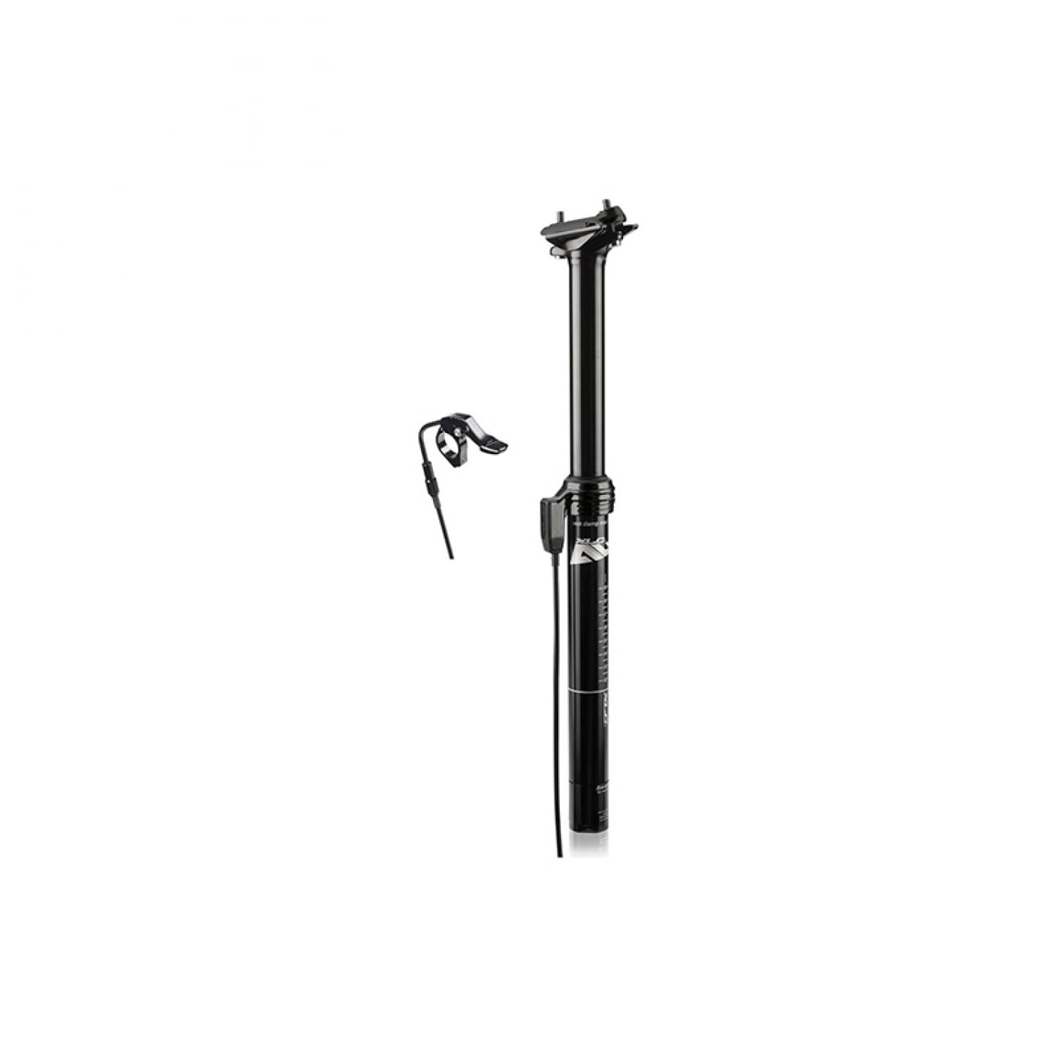 XLC All MTN Telescopic Seatpost with Remote Control SP-T12 Unisex-Adults, Black, 449 mm