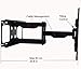 VideoSecu Full Motion TV Wall Mount Bracket Compatible Most 39 to 90 inch LED LCD UHD Plasma, Articulating Dual Arm Pulls Out up to 24