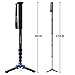 noston Professional 65-inch Camera Aluminium Monopod with Folding Three Feet Support Stand Tripod Balance Stand Base - Shoulder/Carrying Bag Included