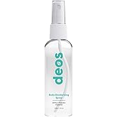 DEOS Body Deodorizing Spray - Full Body Deodorant - 24 Hour Odor Protection, Unscented