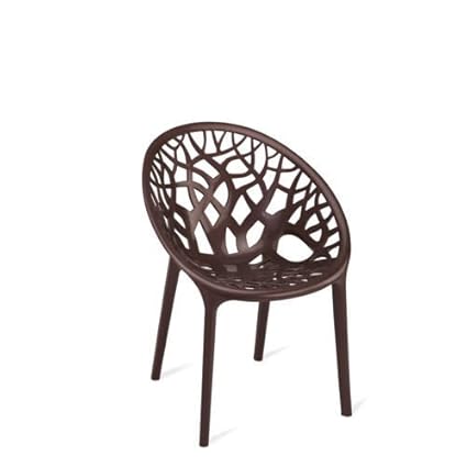 Nilkamal Crystal Chair (Weather Brown)