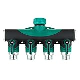 The Seventh 4 Way Hose Splitter Watering Hose Connector With Shut Off Valve