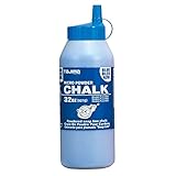 TAJIMA Micro Chalk - Blue 32 oz (907g) Ultra-Fine Snap-Line Chalk with Durable Bottle & Easy-Fill Nozzle - PLC2-B900