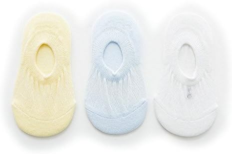 OLIVE OLIVIA Girls Boys No Show Socks 3-Pack (Toddler/Little Kid/Big Kid)