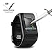 (Pack of 4) Tempered Glass Screen Protector for Garmin Vivoactive HR, Akwox [0.3mm 2.5D High Definition 9H] Premium Clear Screen Protective Film for Garmin Vivoactive HR