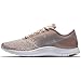 NIKE Women's Flex Contact Running Shoe White/Metallic Silver-Particle Pink 7