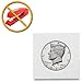 BCW Peel-N-Seal Self-Adhesive 2x2 Coin Flips for Half Dollars 100ct