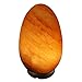 Crystal Allies Gallery: CA SLS-Egg-S Natural Himalayan Egg Salt Lamp Ionic Air Purifier on Wood Base with Cord, Light Bulb & Authentic Crystal Allies Info Card