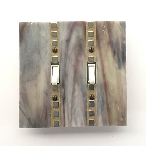 Decorative Light Switch Cover, Stained Glass Switch Plate