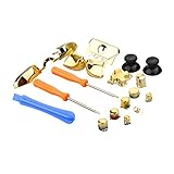 LinkStyle Chrome Green Replacement Full Buttons Set Bumpers Triggers Buttons Dpad LB RB LT RT +T8 Screwdriver T6 for Xbox One Elite Controller Bumpers Xbox one Controller Buttons