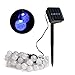 Christmas Solar String Light 26ft 40LED Fairy String Lights Bubble Crystal Ball Lights for Garland Garden Home Patio Lawn Party Holiday Outdoor Decor (Blue)