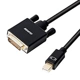 Mini DisplayPort to DVI Cable, Benfei Mini DisplayPort to DVI 6 Feet Cable (Thunderbolt 2 Compatible) with MacBook Air/Pro, Surface Pro/Dock, Monitor, Projector