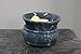 Original Candle Warmer Marble Design - Electric 2-in-1 Fragrance Air Freshener - 2 Piece Ceramic Melt Tart Wax Cube Melter - Eliminate Odors (Blue)