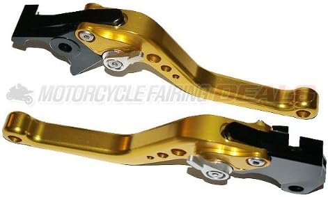 Suzuki GSXR 1000 (2001 - 2004) Adjustable Shorty Brake Clutch Lever Gold
