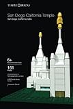 Temple Bricks: San Diego California Temple: Construction Toy Building Instructions (LDS Temple Serie by Christopher D London