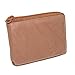 Paul & Taylor Black Leather Zip Around Center Flap Bifold Wallet