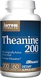 Jarrow Formulas Theanine 200, Promotes Relaxation, 200 mg, 60 Caps