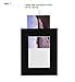 Golden State Art, Pack of 10 Black 8x10 Slip-in Pre-Adhesive Photo Mat for 5x7 Picture with Backing Board pre-Assembled, Includes Clear Bags