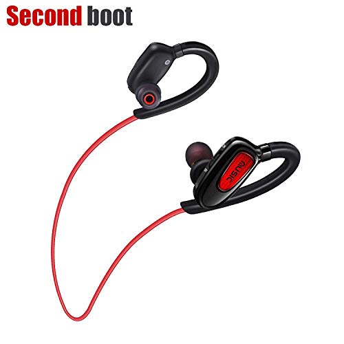 Bluetooth Headphones Wireless Earbuds Sweatproof Sports Headphones HD Stereo in-Ear Noise Canceling Earphones with Mic Headphones Compatible iPhone/Samsung/Android Smartphone