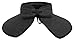 Simplicity Women's Roll Up Wide Brim Straw Sun Visor Hat Black