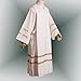 BLESSUME Unisex Concelebration Clergy ALB Church Worship ALB Vestments Robe White…