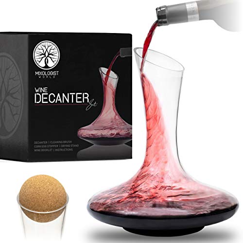 Wine Decanter Gift Set With Stopper Premium Red Wine Aerator Glass