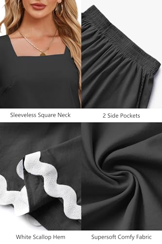 SOCIALKIWI VACATION OUTFITS SUMMER 2 PIECE SETS FOR WOMEN SHORTS CUTE LOUNGE PAJAMAS DRESSY CASUAL CROP TANK TOP VEST SET TRACKSUITS