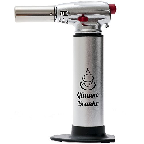 Blow Torch - Crème Brulee Torch - Best Butane Torch Lighter - Culinary Torch - Kitchen Torch - Cooking Torch - Chef Torch - Food Torch with Safety Lock Adjustable Flame - Kitchen Gifts For Woman Man - Thumbnail 2