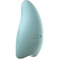 Momcozy Warming Lactation Massager 2-in-1, Soft Breast Massager for Breastfeeding, Heat + Vibration Adjustable for Clogged Ducts, Improve Milk Flow, Blue-Green