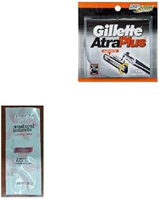 Atra Plus Refill Razor Blades 10 ct. with FREE Loving Color trial size conditioner