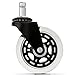 Office Chair Caster Wheels Replacement (Set of 5) - Heavy Duty & Safe for All Floors Including Hardwood & Carpets - 3