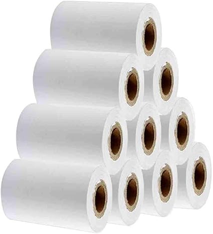 Papel Térmico 57x50 - Papel De Máquina POS Móvil - Papel De Impresión Térmica De Caja Registradora - Paquete De Papel para Tarjeta De Crédito 36 (Tamaño : 108 volumes): Amazon.es: Oficina y papelería