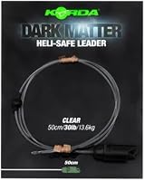 Korda Dark Matter Leader Heli-Safe 50cm 30lb Clear for Carp Angling view 4