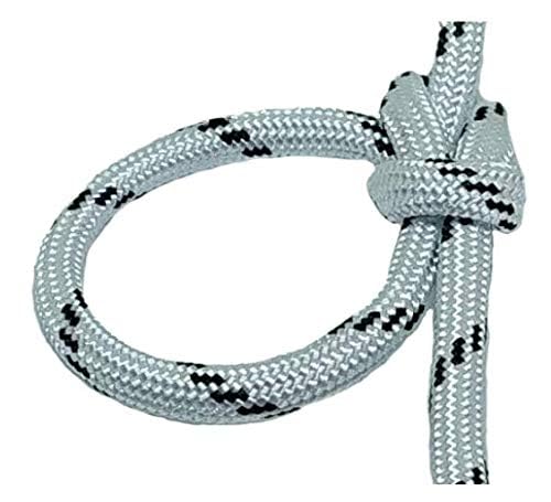 10 metres Dyneema - SK78 Strong Rope Marine Yacht Sailing Dinghy Camping (White Fleck, 2mm)