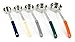 Excellante Portion Controllers Cooking Spoon, 1 Piece Mold,6 oz, Black Handle