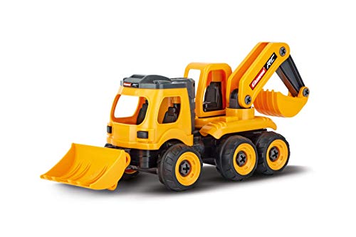 Carrera RC First Bagger - Backhoe Loader mit Controller I Ferngesteuertes Auto ab 3 Jahren für drinnen & draußen I Mini…