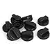 uxcell Plastic Gas Stove Oven Cooktop Range Burner Knob Handle 10Pcs Black