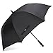 G4Free 68 Inch Automatic Open Golf Umbrella Sun Protection Windproof Oversize Large Waterproof Stick Umbrellas(Black)
