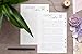 A5 Address Contact Inserts for Filofax, Kikki K, Carpe Diem Planners, Whimsy (Planner Not Included)