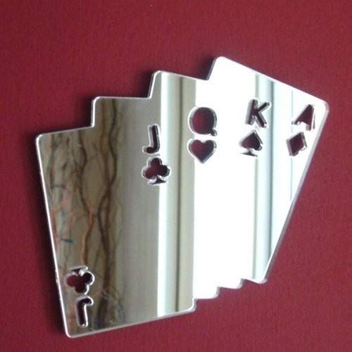 Poker Cards Mirror 35cm x 29cm